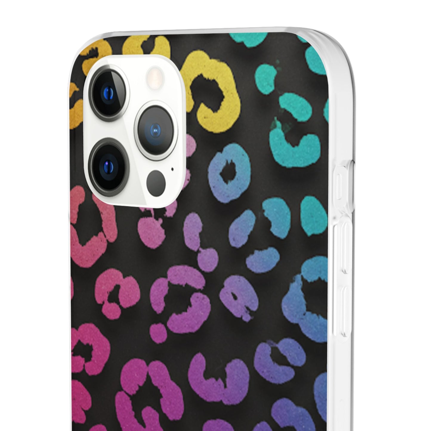 Vibrant Leopard Print Flexi Phone Case