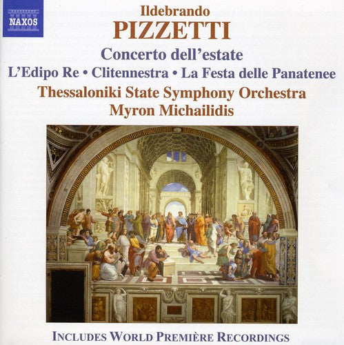 Pizzetti / Thessaloniki State Sym / Michailidis - Concerto Dell'estate / L'edipo Re Di Sofocle - Music CD