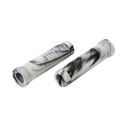 Durable Anti Slip Scooter Grips Soft Bike Handlebar Grips Anti-Slip Bicycle Grips Freestyle Cycling Grips Race Mountain Bike Handlebar Grips Single Lock-On Ring Collar Bicycle Handle Bar