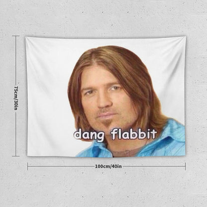 Dang Flabbit Billy Ray Cyrus Sticker Tapestry
