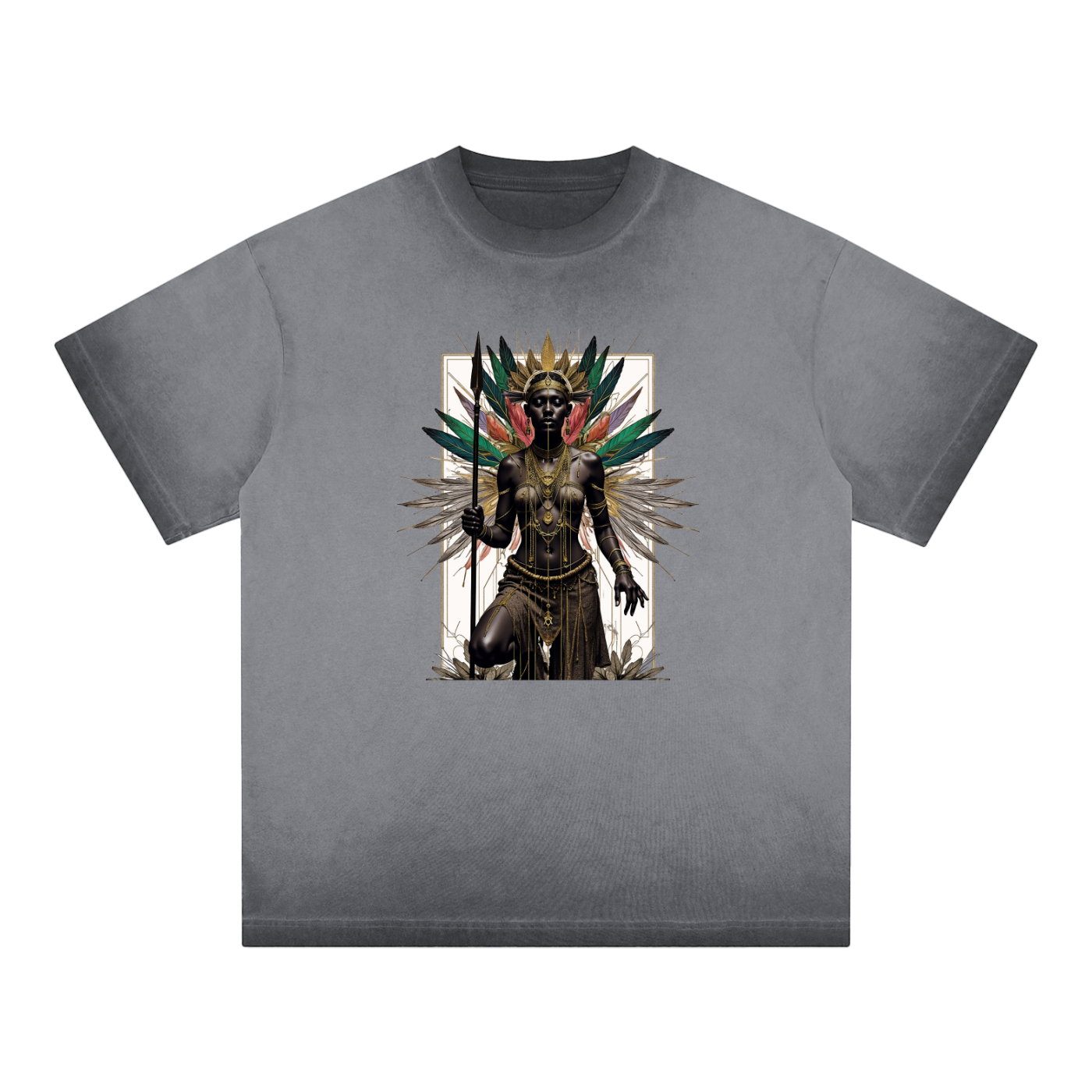 Amaru Khan Stars Quattra Reverse Dyed T-shirt