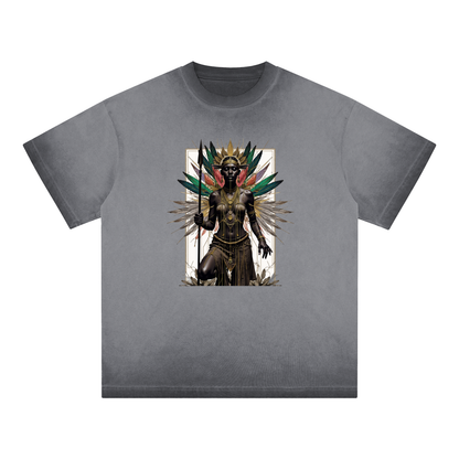 Amaru Khan Stars Quattra Reverse Dyed T-shirt