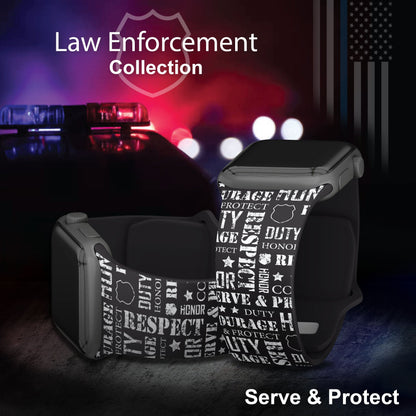Law Enforcement HD Apple Watch Band