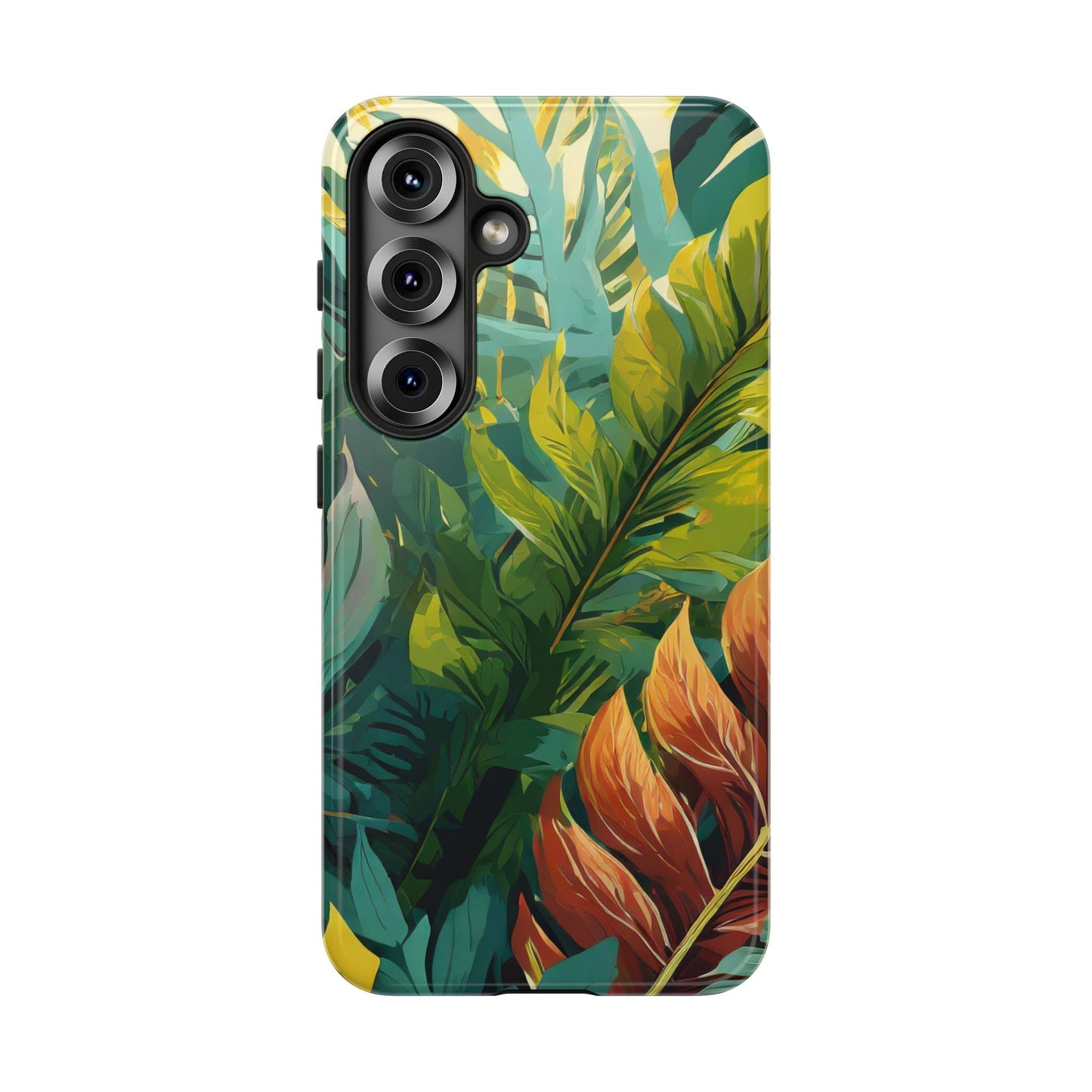 Tropical Leaf Tough Phone Case
