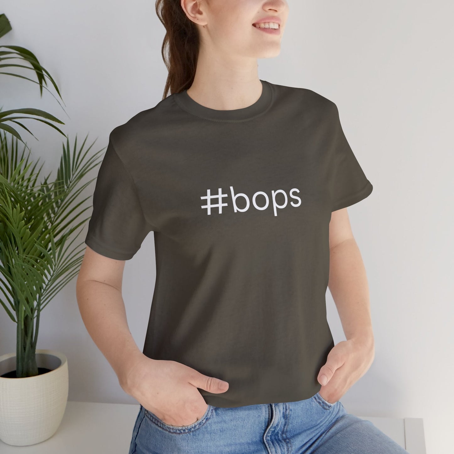 #bops Unisex High End Cotton Short Sleeve Tee