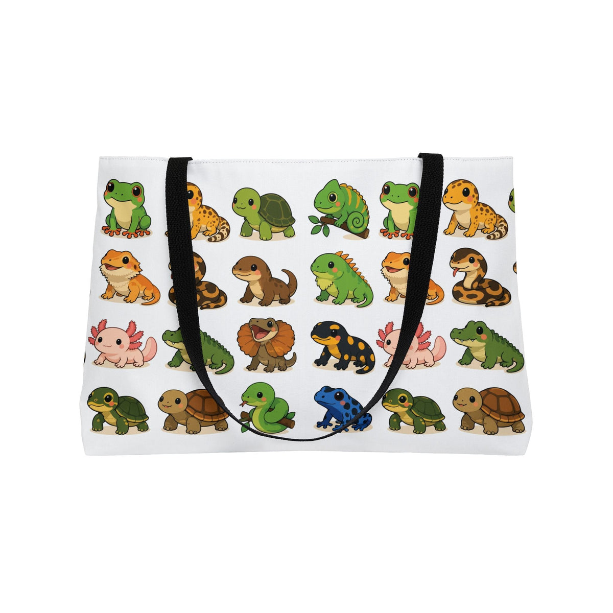 Illustrated Tiny Reptiles & Amphibians Weekender Tote Bag