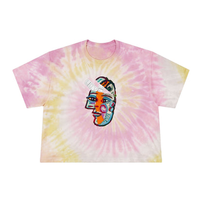 LOVE PILL Women's Tie-Dye Crop Tee