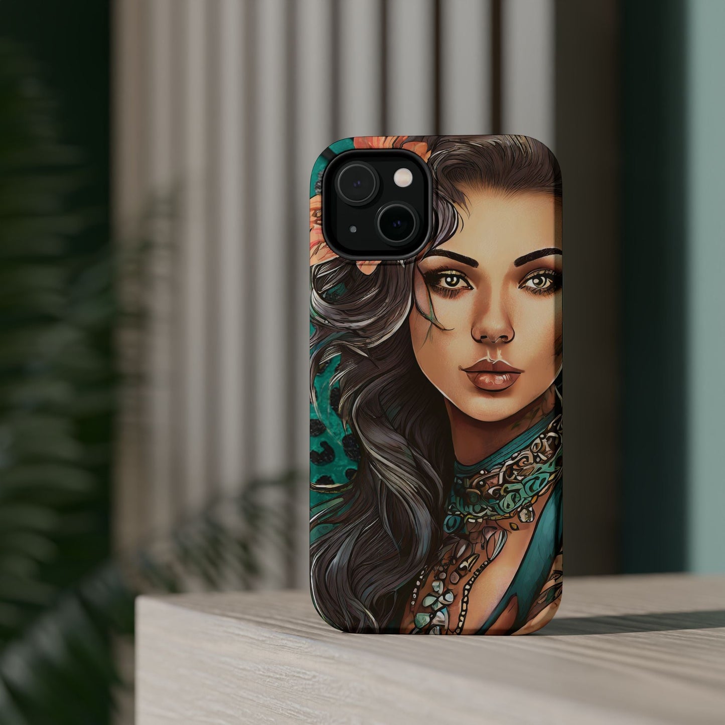 Vibrant Beauty Magnetic Tough Phone Case