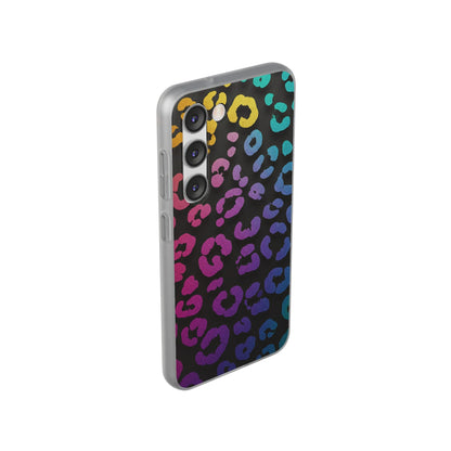 Vibrant Leopard Print Flexi Phone Case