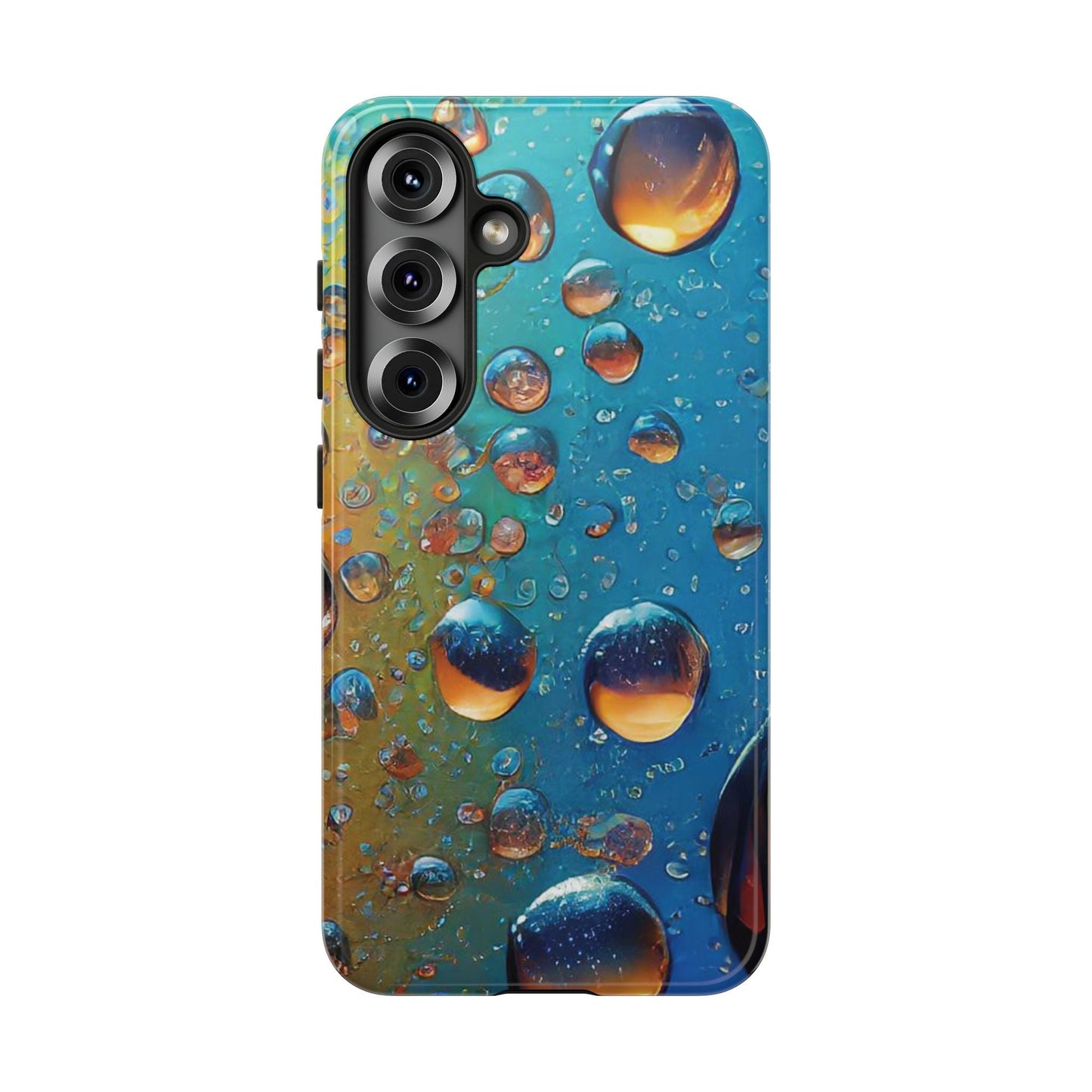 Colorful Water Droplets Tough Phone Case