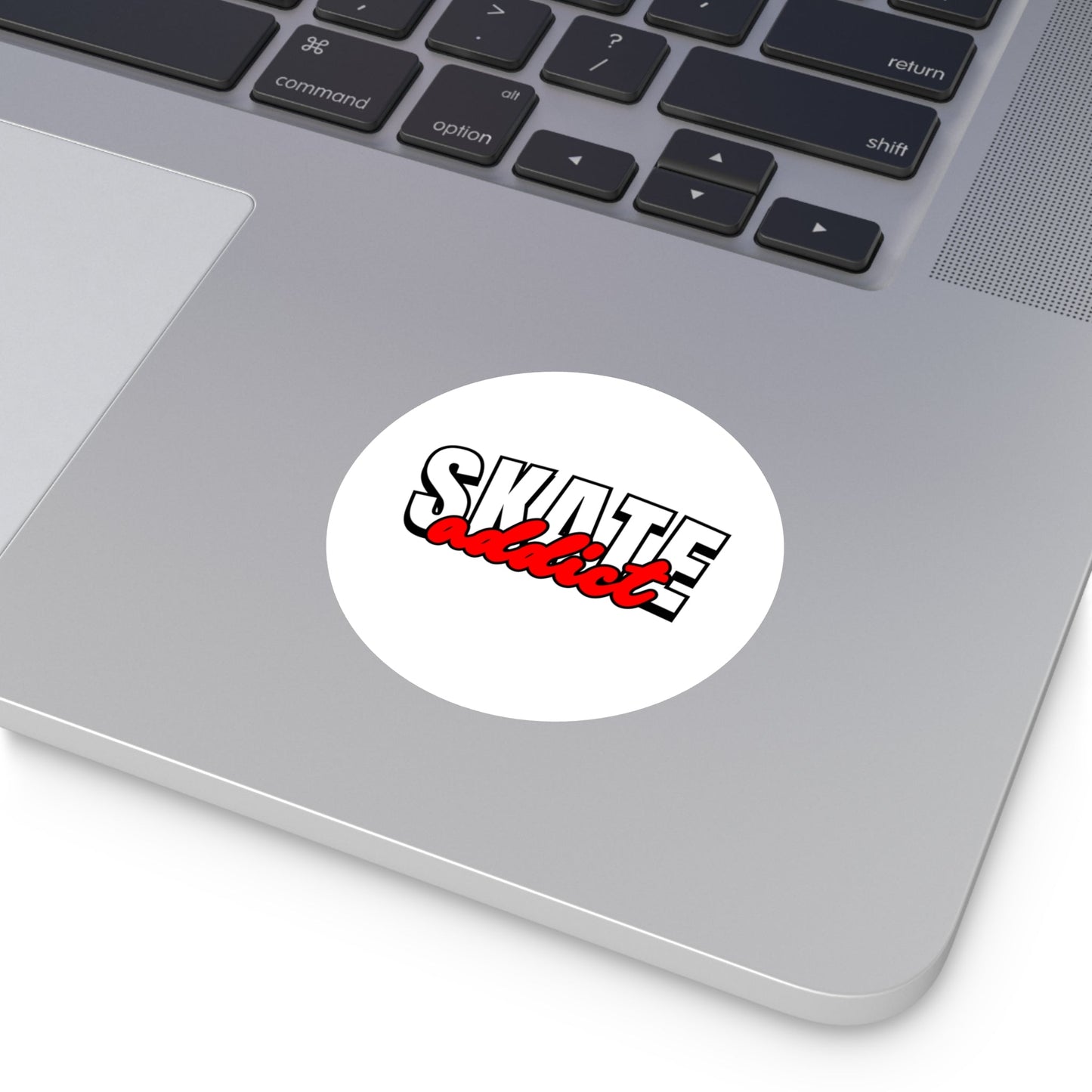 Skate Addict Round Sticker