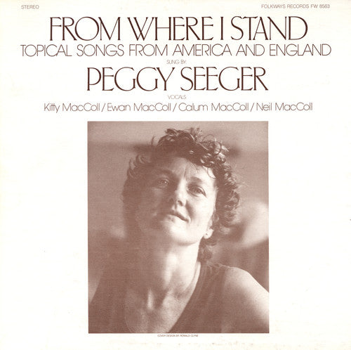 Seeger,peggy - From Where I Stand: Topical Songs From America - Music CD
