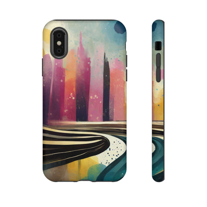 City Skyline Vibrant Tough Phone Case