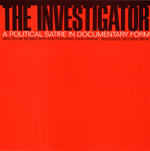 Investigator A Political Satire In Documentary Fo - Investigator: Political / Various [CD]