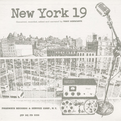 Tony Schwartz - New York 19 Music CD