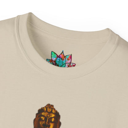 Fine Art Buddha Carving Print Unisex Ultra Cotton Tee