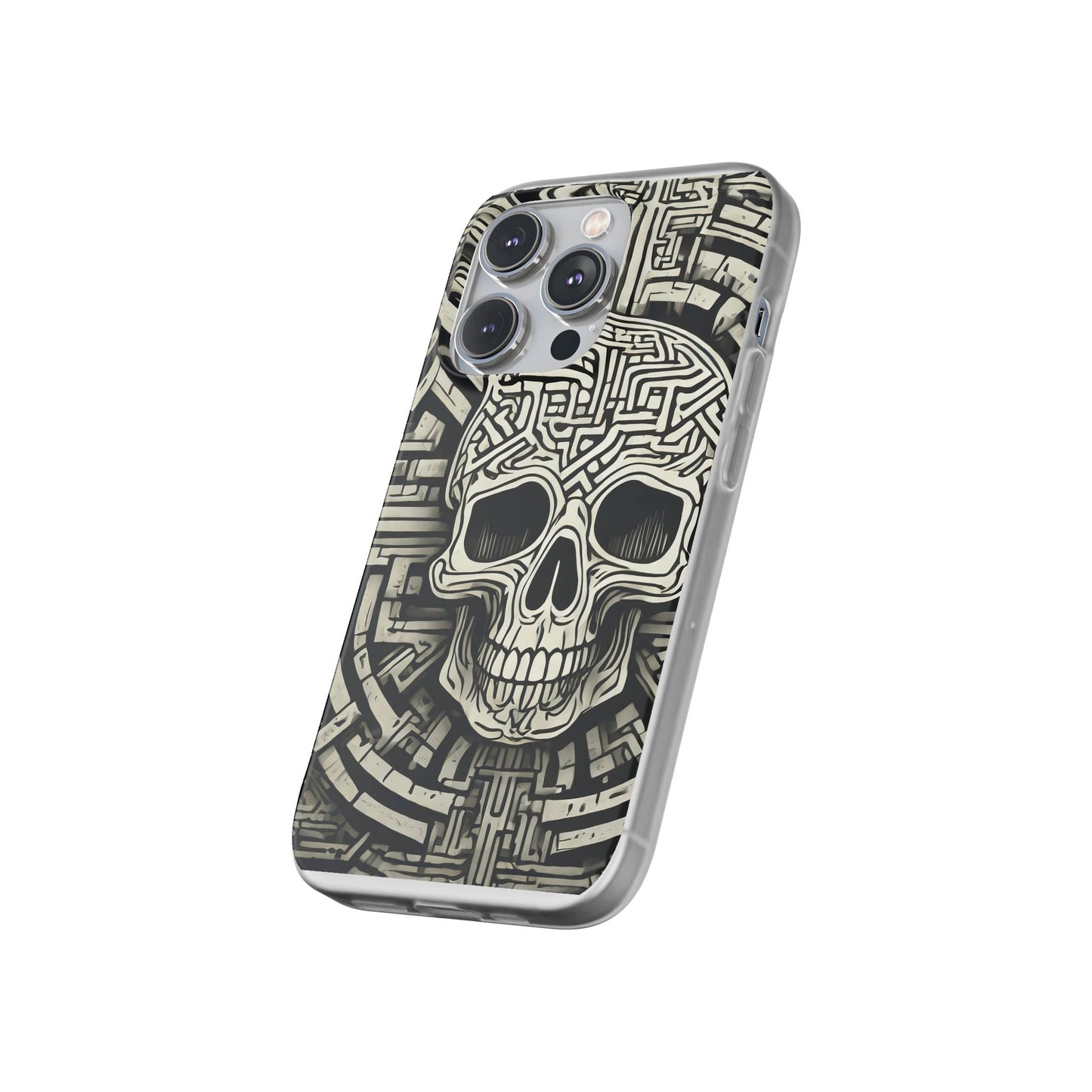 Gothic Skull Maze Flexi Case
