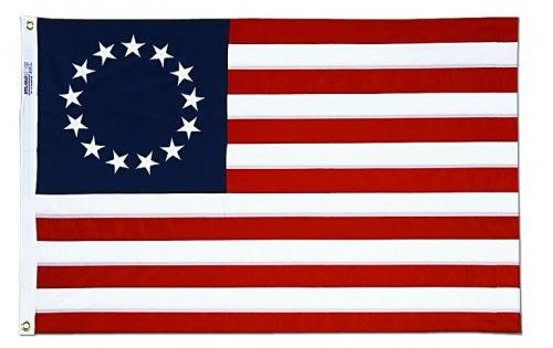 Betsy Ross Polyester Outdoor Flag 3'x5' (Higher Wind Areas)