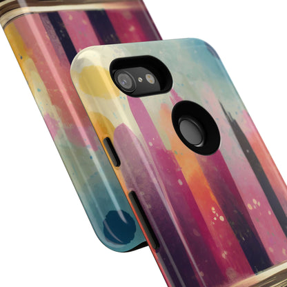 City Skyline Vibrant Tough Phone Case