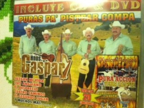 Hermanos Gaspar - Puras Pa' Pistear Compa Hermanos Gaspar - Music CD