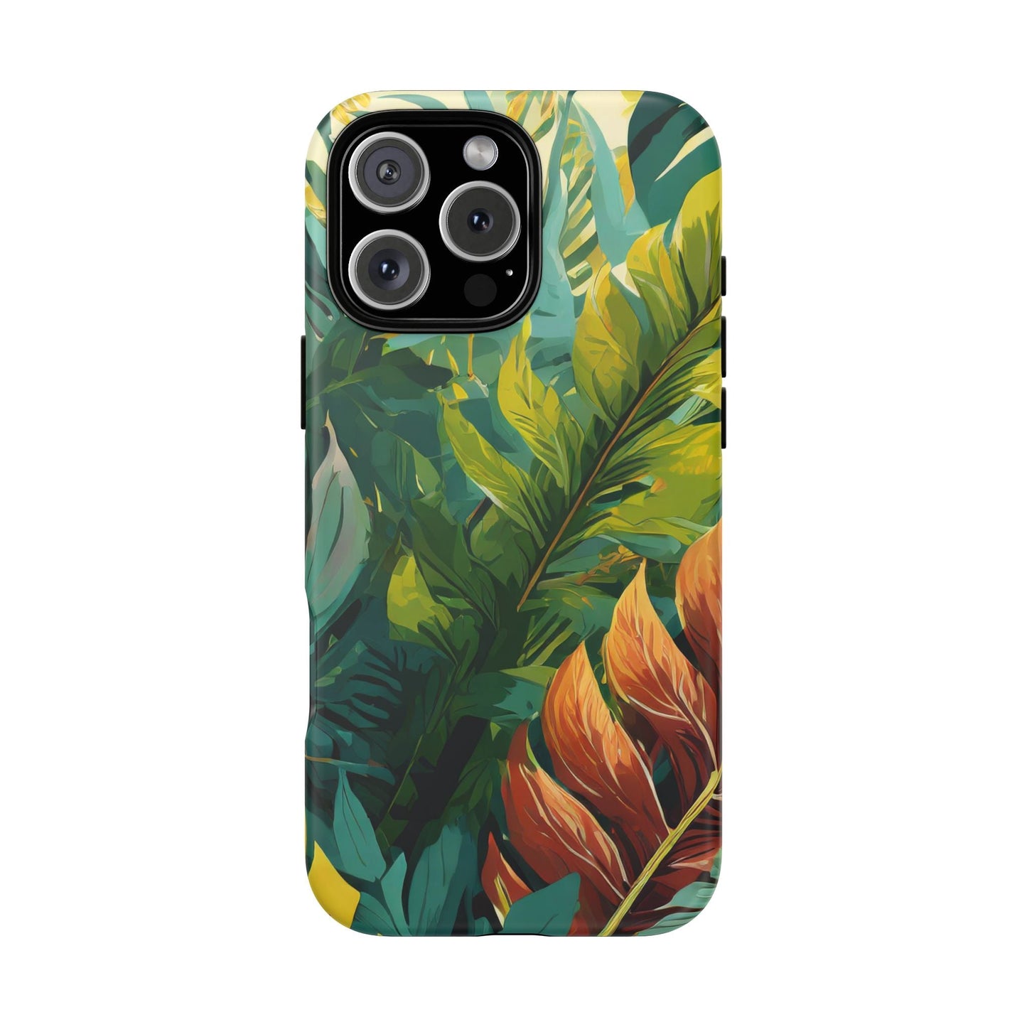 Tropical Leaf Tough Phone Case