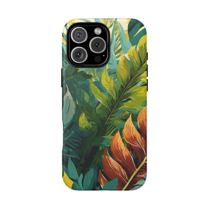 Tropical Leaf Tough Phone Case