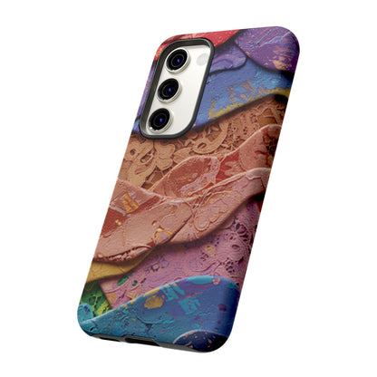 Abstract Painted Lace Tough Phone Case