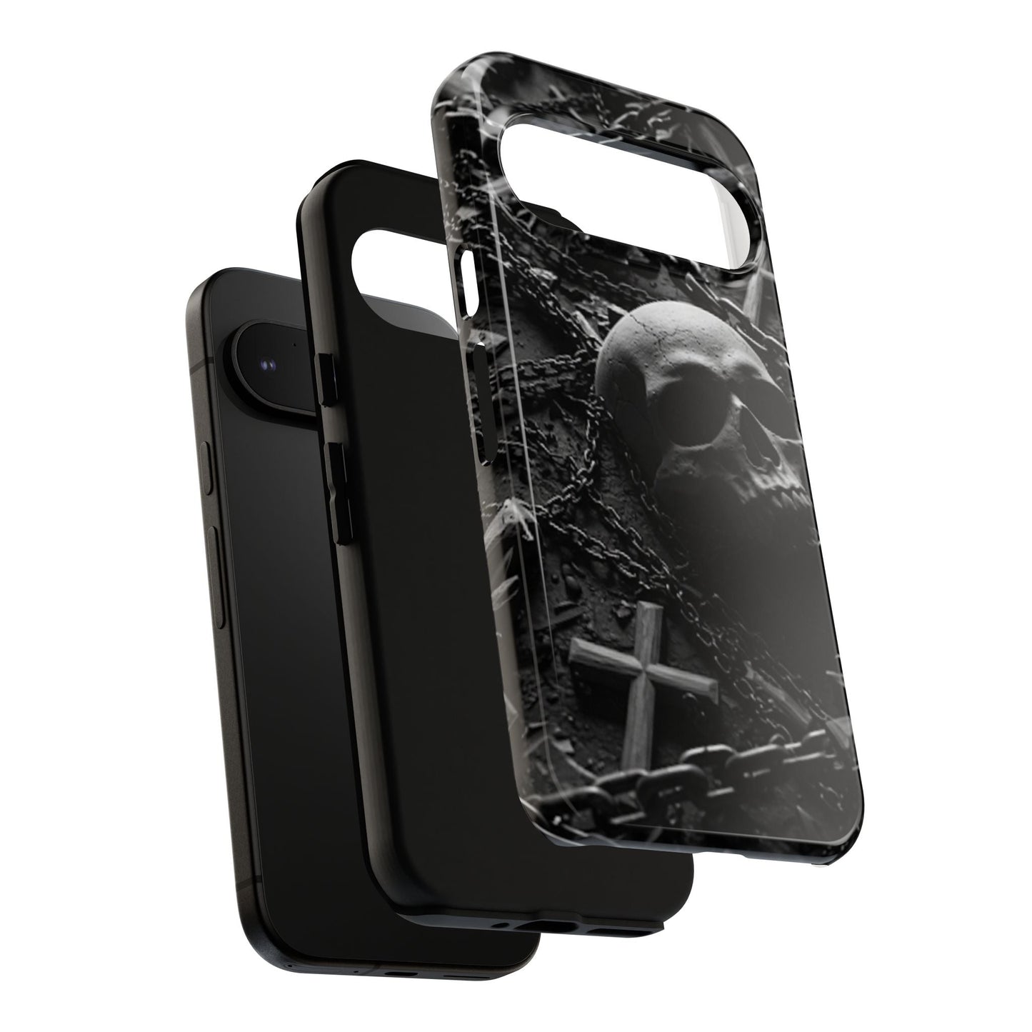 Gothic Skull Tough Phone Case