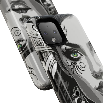 Green Eyed Devilish Beauty Tough Phone Case