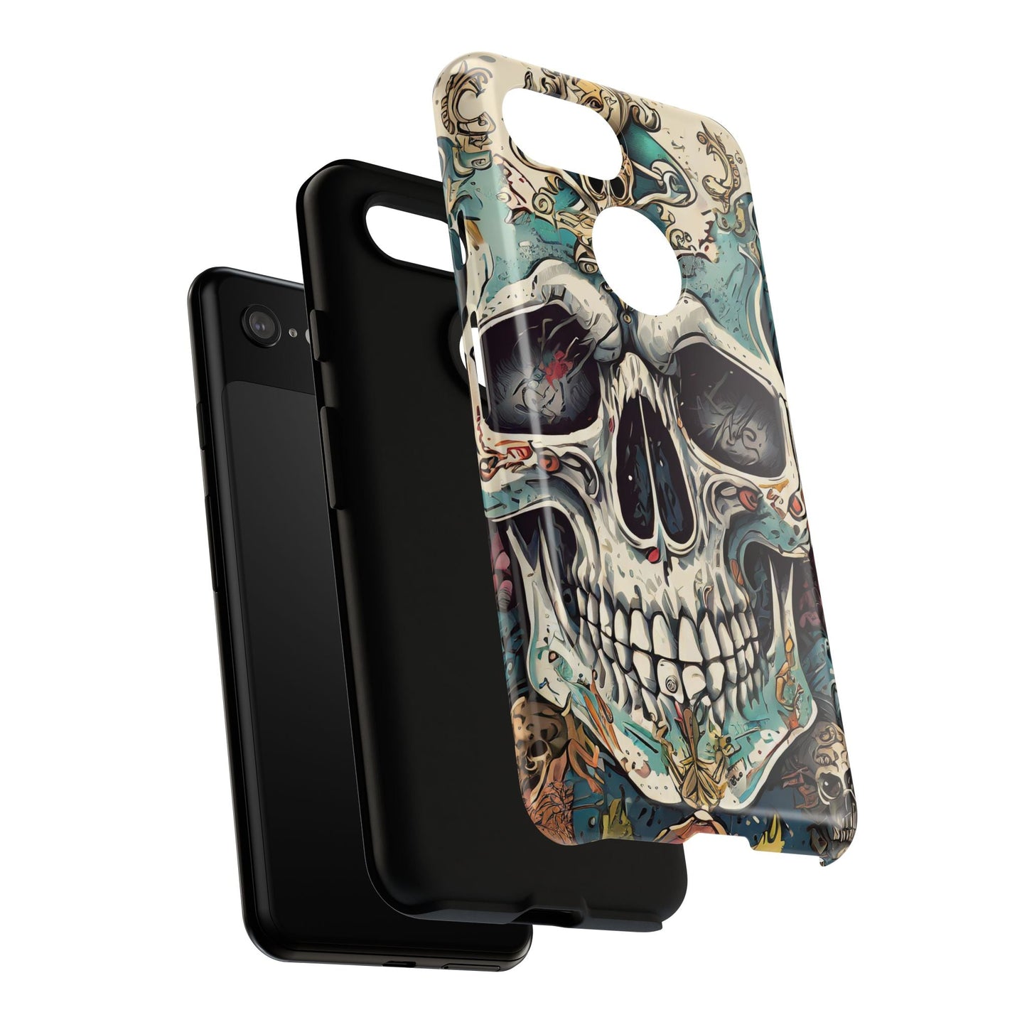 Abstract Skull Tough Phone Case