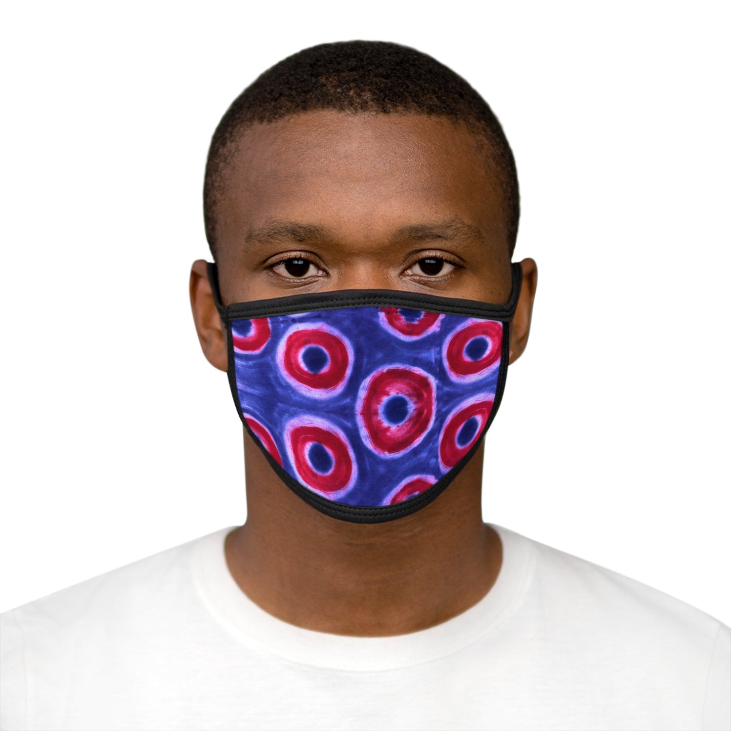 Phish Donuts Cotton Fabric Inside Face Mask