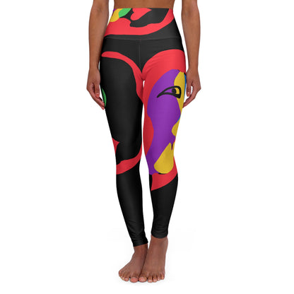 The Heart Black Yoga Leggings