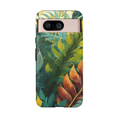 Tropical Leaf Tough Phone Case