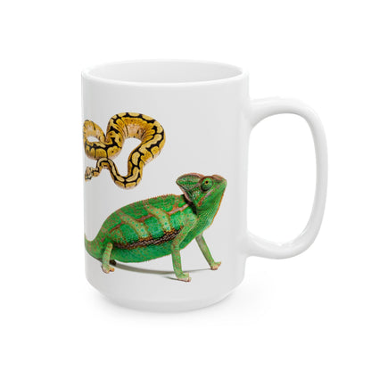 Scaly Companions Ceramic Reptile Mug (11 oz & 15 oz)