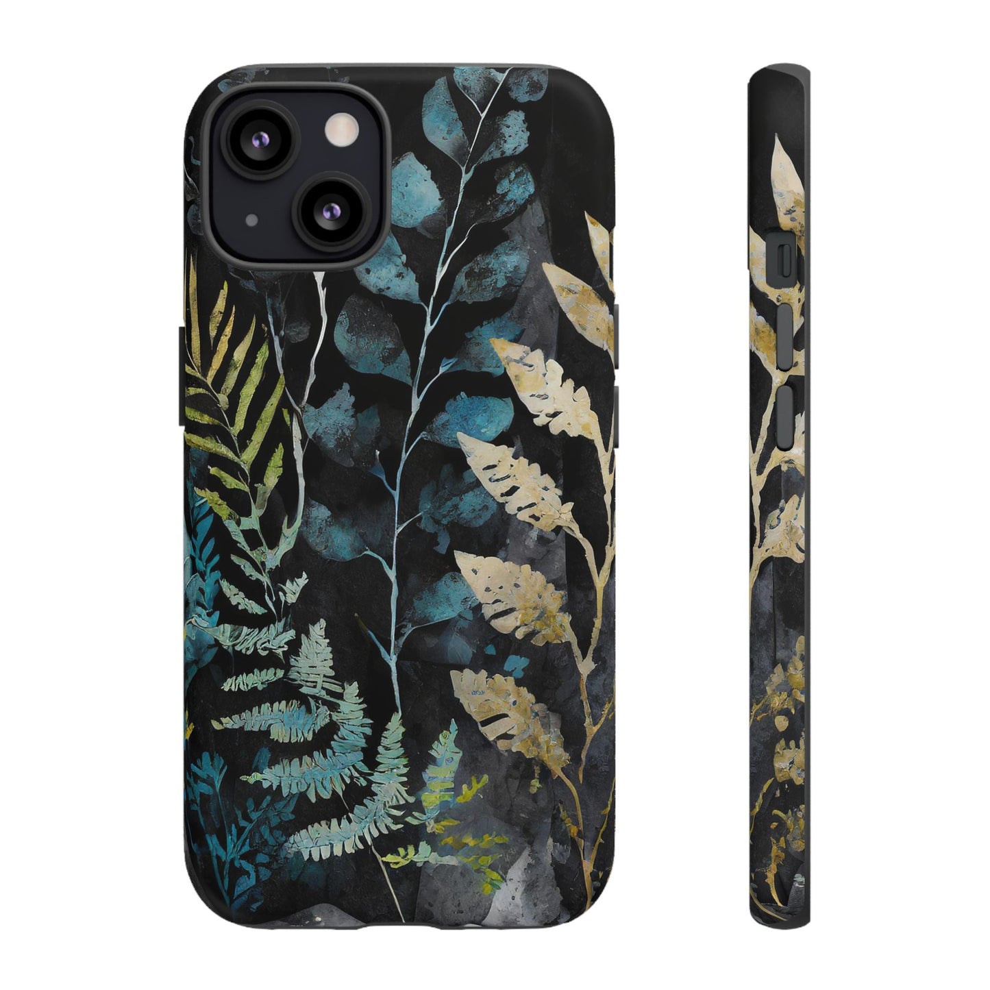 Dark Floral Tough Phone Case