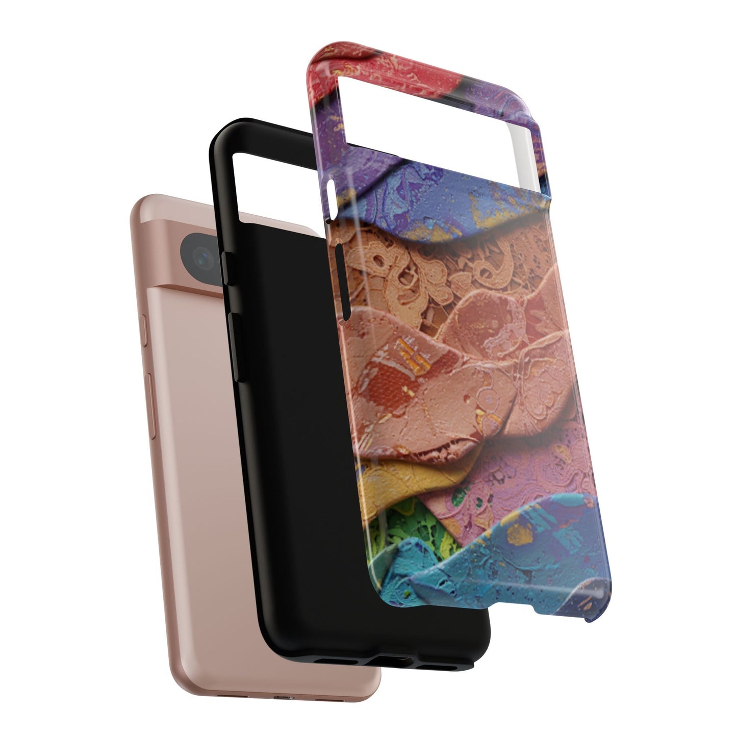 Abstract Painted Lace Tough Phone Case