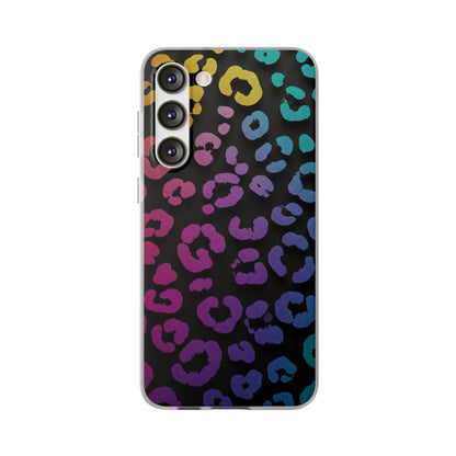 Vibrant Leopard Print Flexi Phone Case