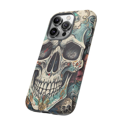Abstract Skull Tough Phone Case