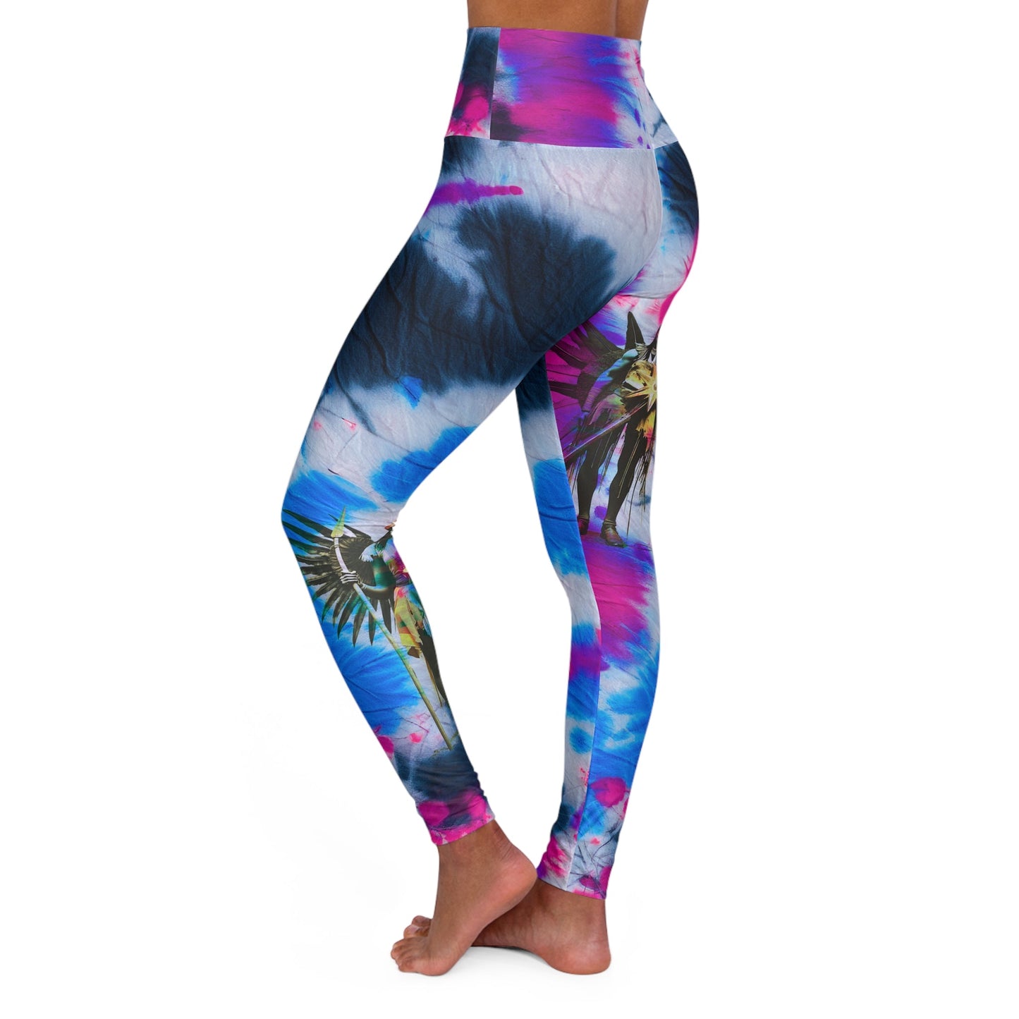 Amaru Khan Tye-Dye High Waisted Leggings