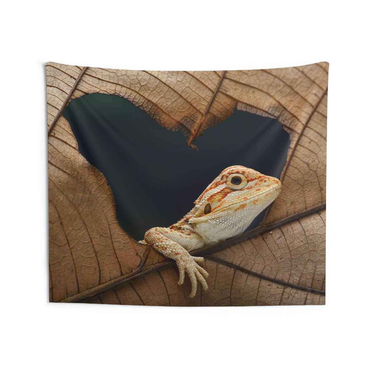Bearded Dragon "Heart of the Wild" Wall Tapestry