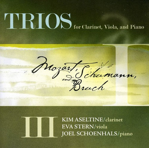 Mozart/Schumann/Bruch - Trios for Clarinet Viola & Piano [CD]
