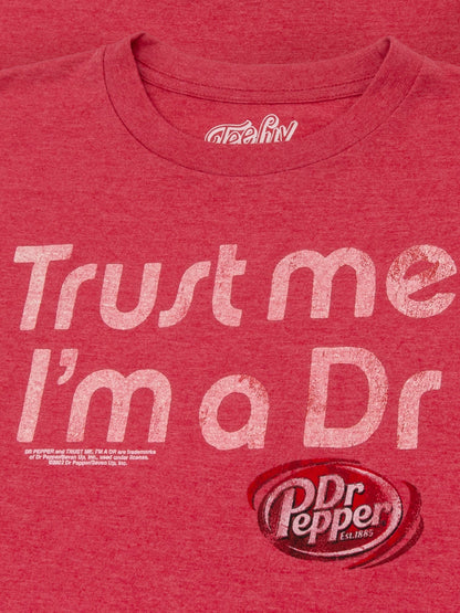 Dr Pepper Trust Me I'm a Dr T-Shirt - Red