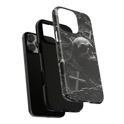 Gothic Skull Tough Phone Case