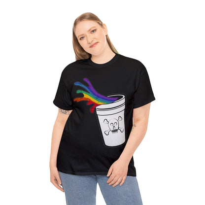 Rainbow Slushy Unisex Heavy Cotton Tee