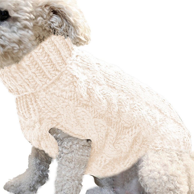 Dog Winter Warm Knit Sweater