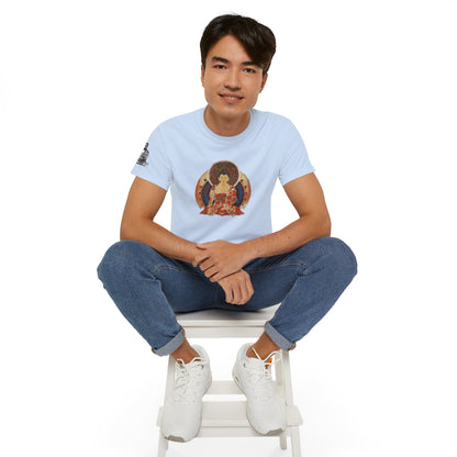Fine Art Buddha Oil Paint Print Unisex Ultra Cotton Tee