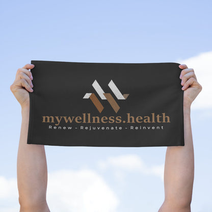 mywellness.health Rally Towel 11x18 - Dual-Texture Polyester Cotton