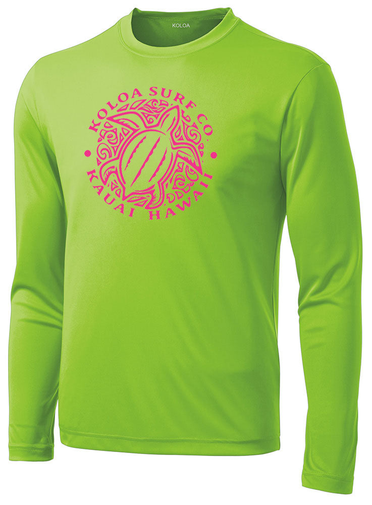 Koloa Honu Turtle Moisture Wicking Long Sleeve Tee