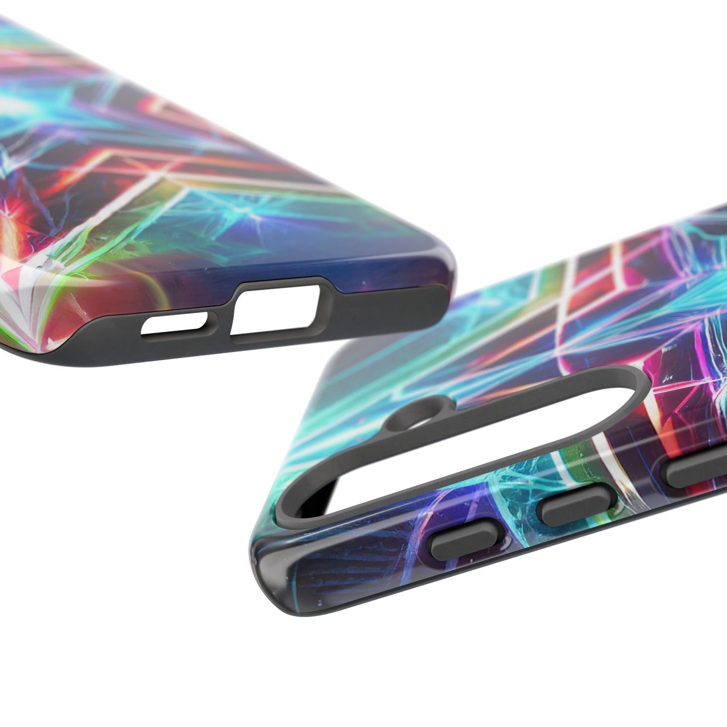 Neon Light Stars Tough Phone Case