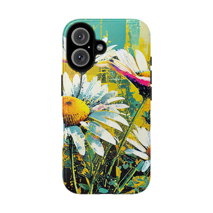 Colorful Daisy Floral Tough Phone Case